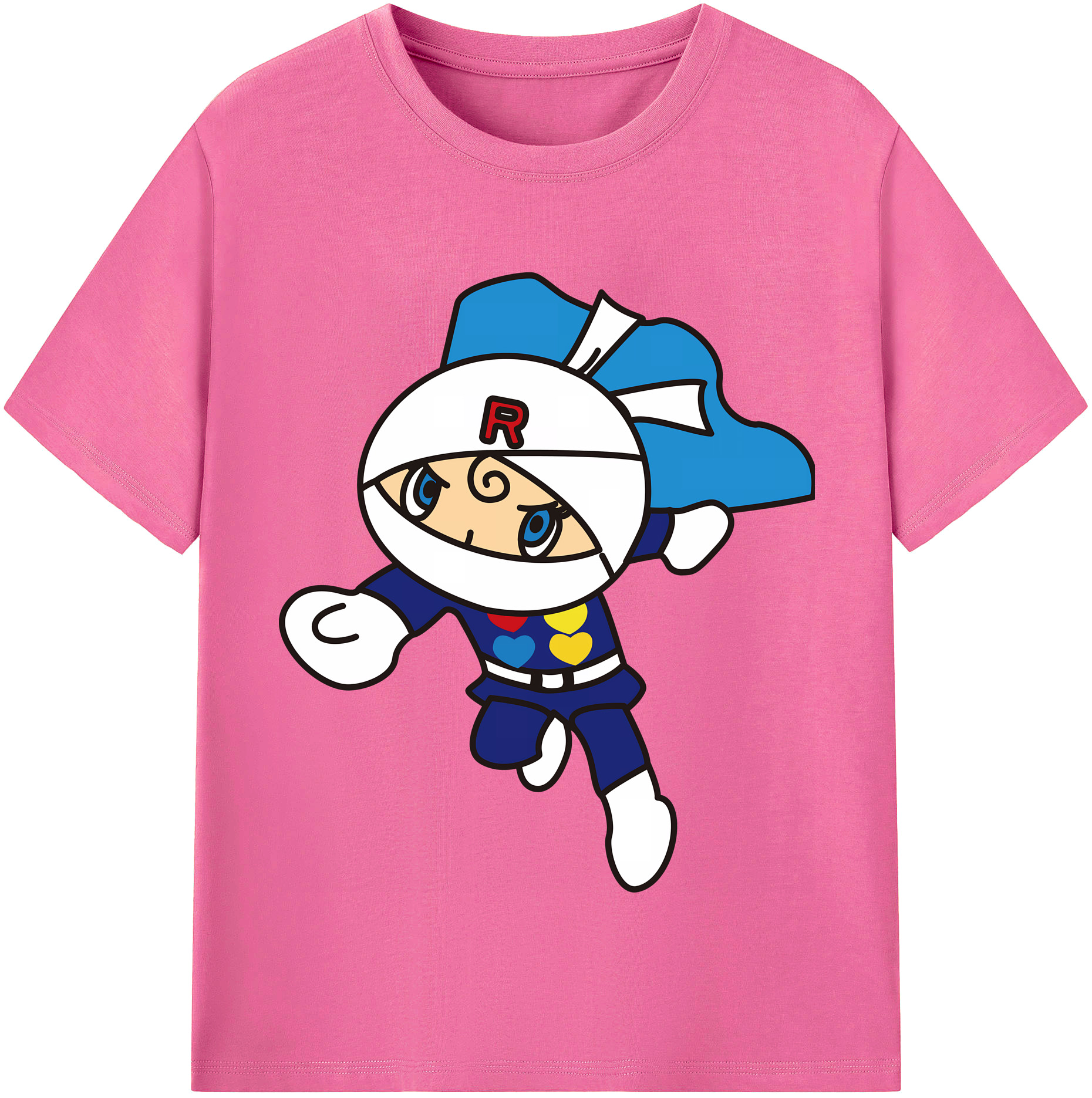 （画像用） アンパンマン Anpanman レディースカジュアルプリントTシャツ（綿100％）